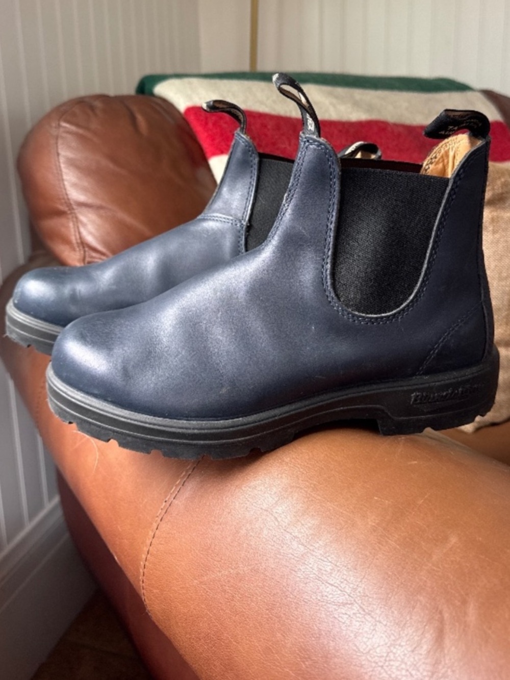 Navy Blue Blundstone Boots
